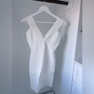 BCBG Maxazria White Dress, Size Small